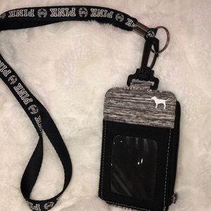 PINK Lanyard and ID holder